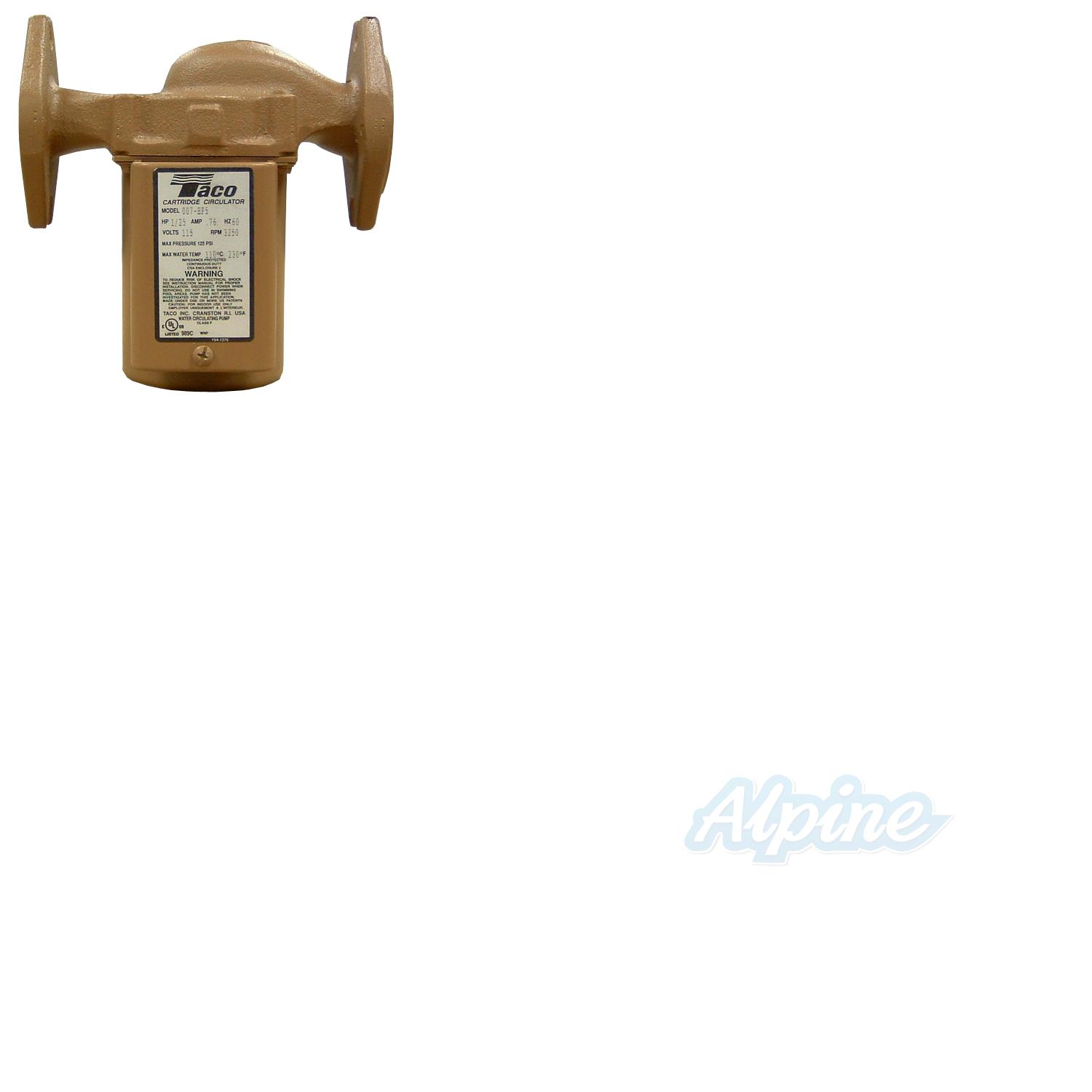 taco 110 bronze in line circulator
